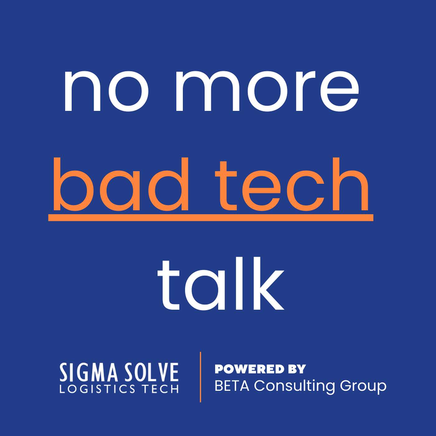 No More Bad Tech Talk