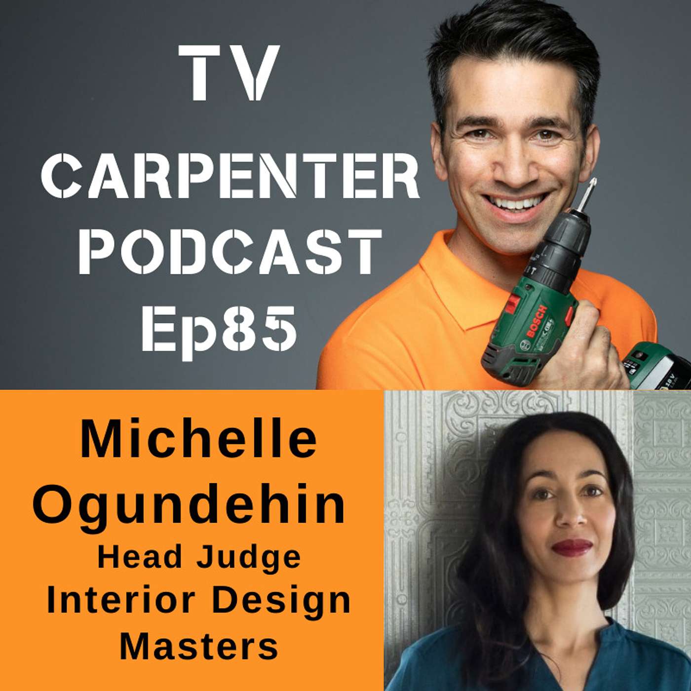 Wayne chats with Michelle Ogundehin, Head Judge of BBC Interior Design Masters