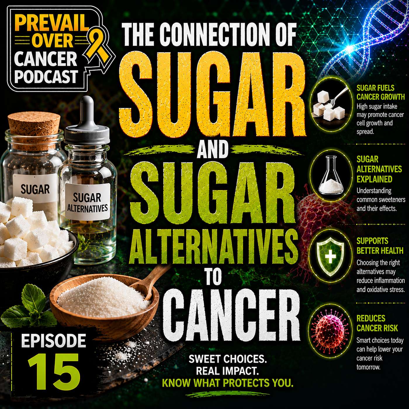 The Connection Of Sugar And Sugar Alternatives To Cancer episode artwork