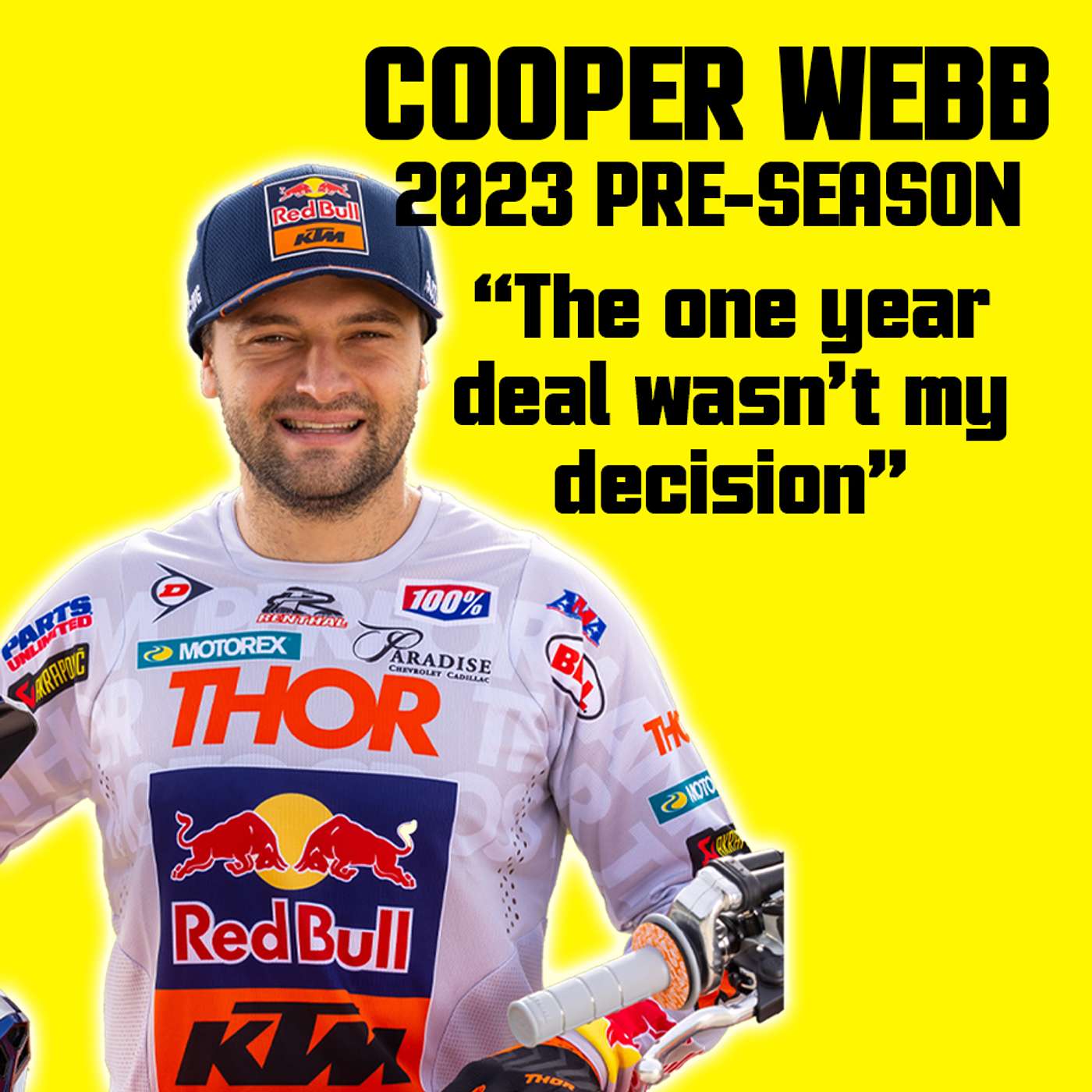 "The One Year Deal Wasn't My Decision" | Cooper Webb 2023 Pre-Season