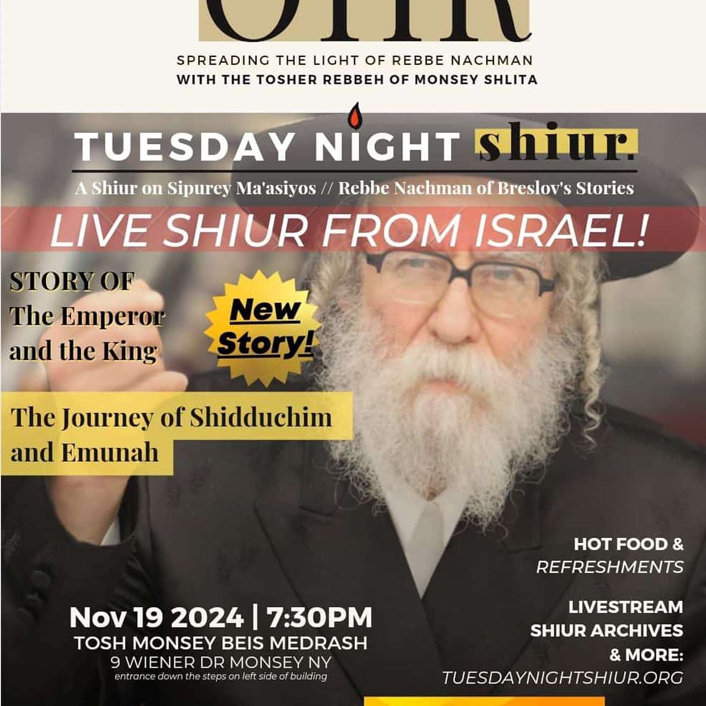 The Journey of Shidduchim and Emunah Story 2| Week 1 11/19/24 (on the way back from Meron ; partial audio ) episode artwork