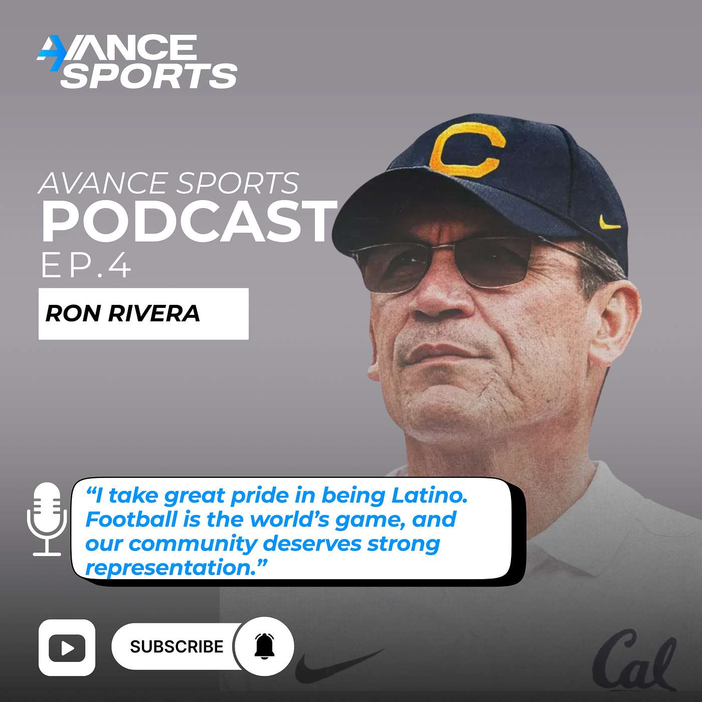 Breaking Barriers on the Gridiron – Featuring Ron Rivera episode artwork