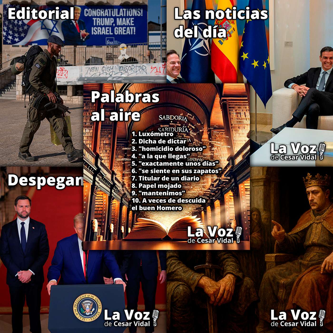 Programa Completo de La Voz de César Vidal - 23/06/25