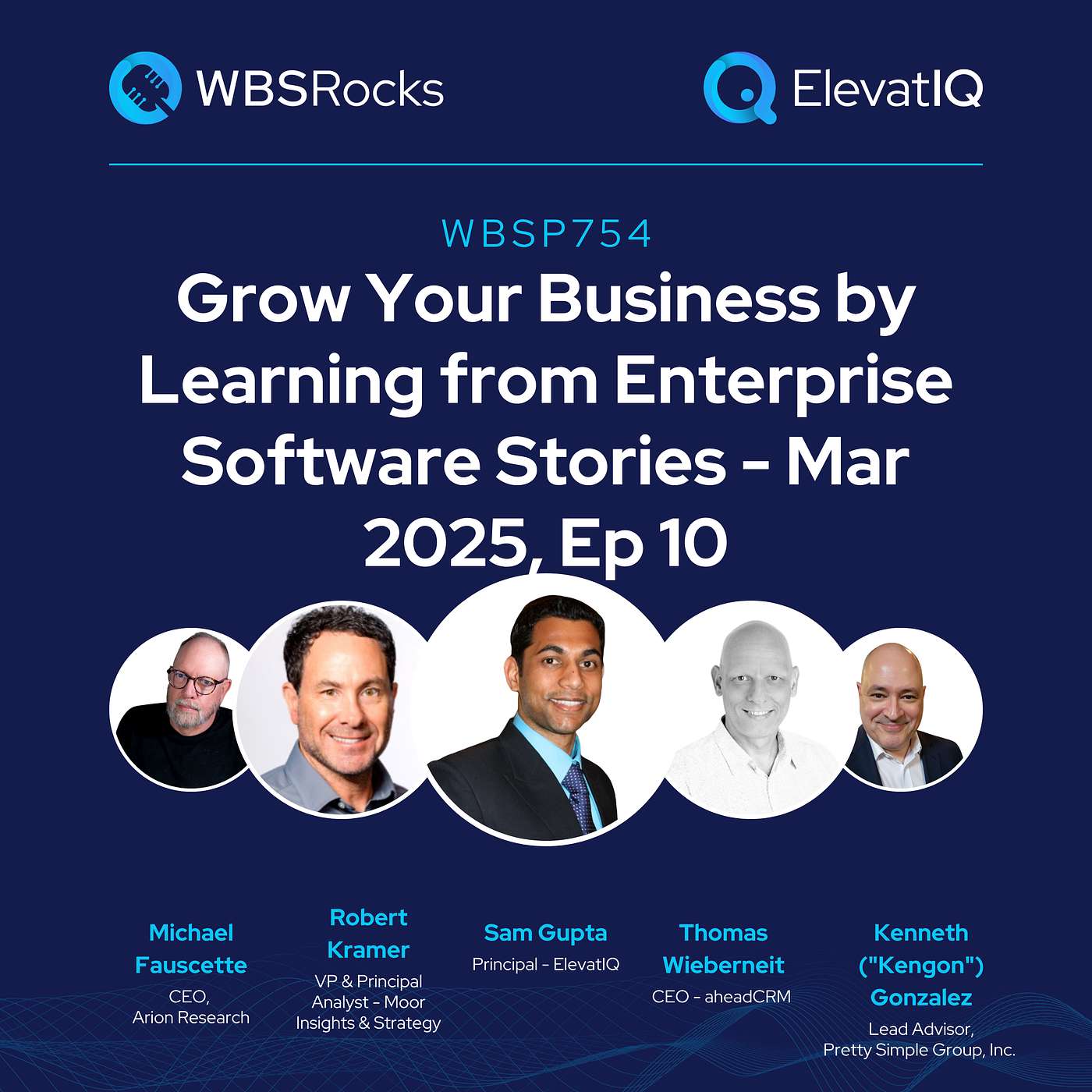 WBSP754: Grow Your Business by Learning from Enterprise Software Stories - Mar 2025, Ep 10, an Objective Panel Discussion