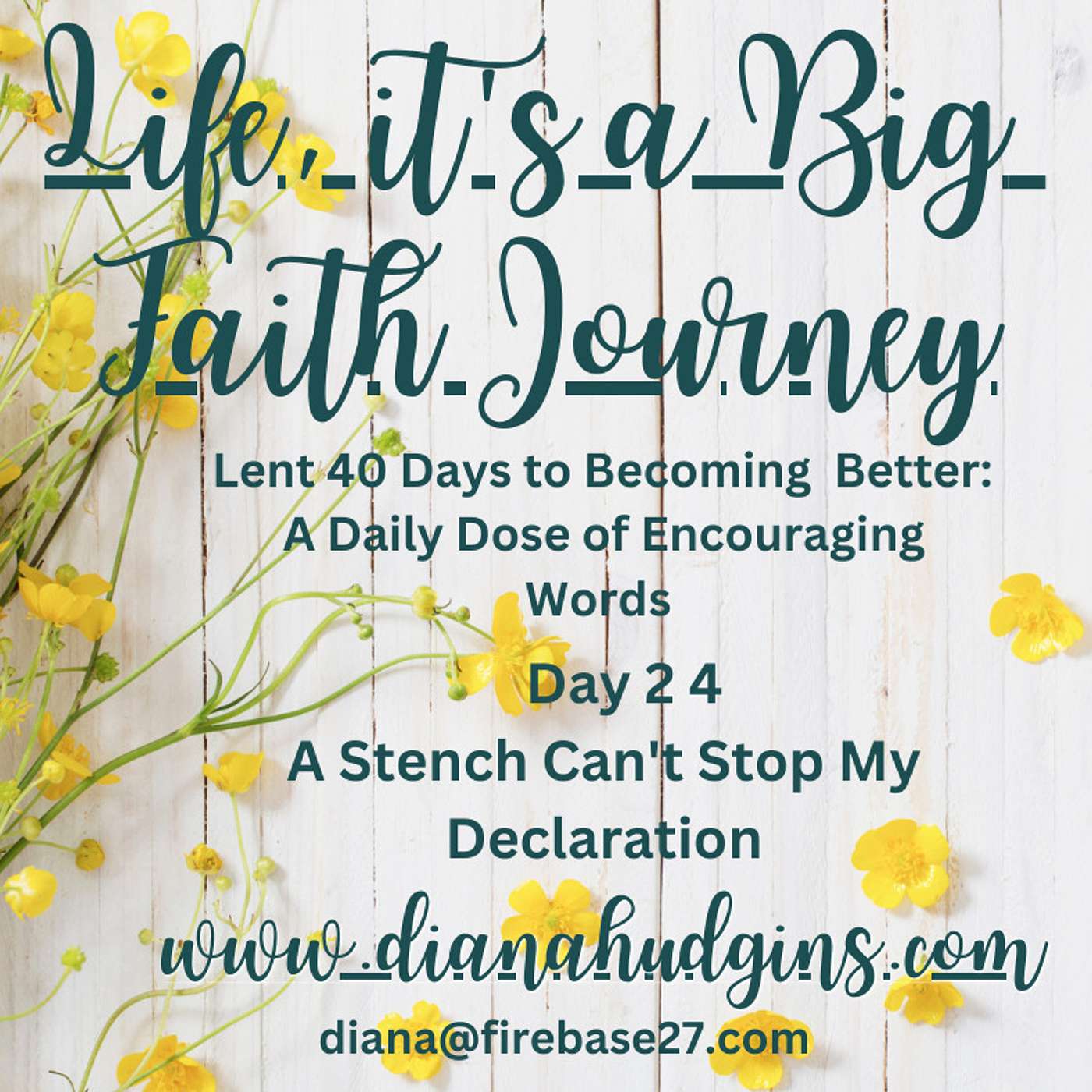 Life, it\'s a Big Faith Journey
