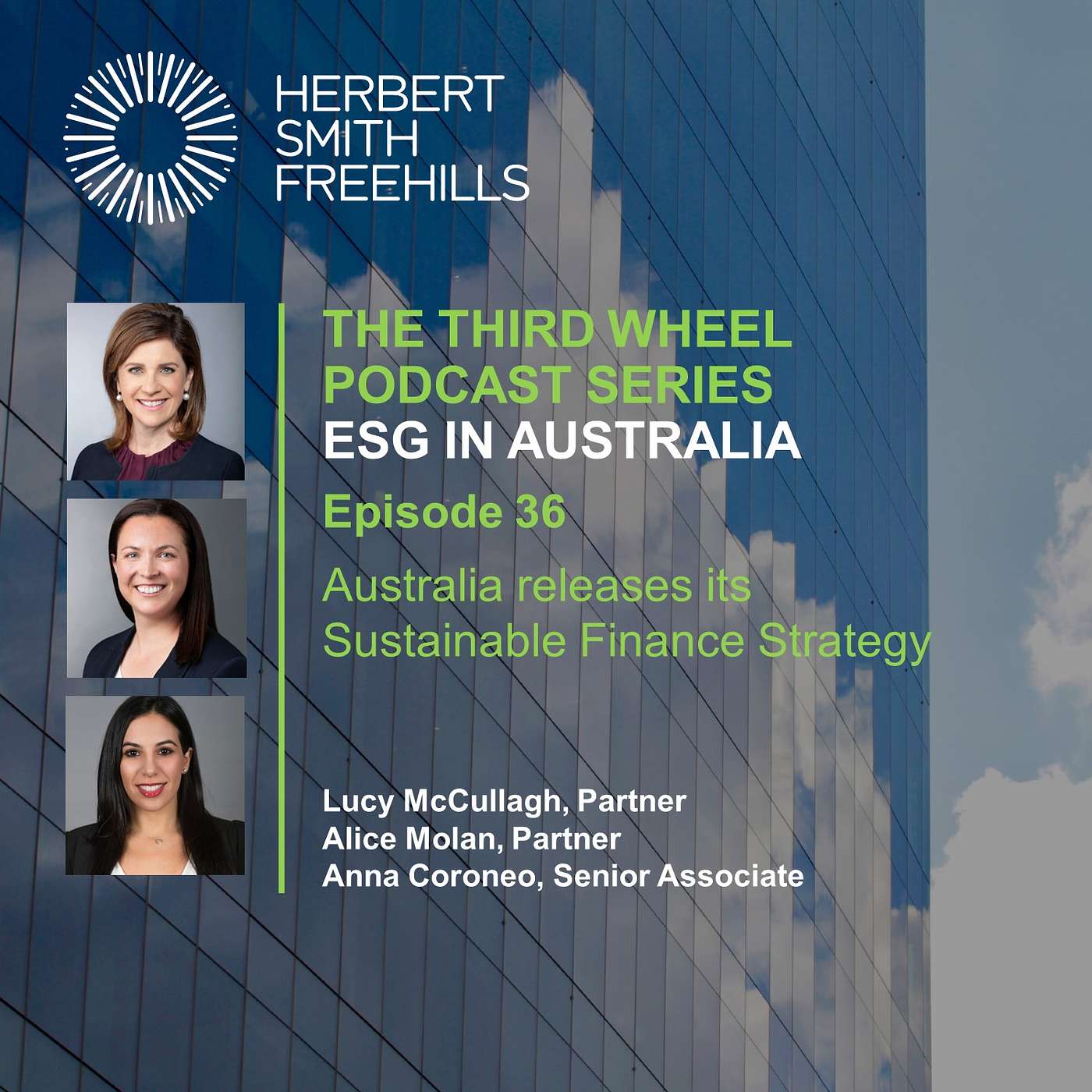 The Third Wheel (ESG Australia) EP36: Australia releases its Sustainable Finance Strategy episode artwork