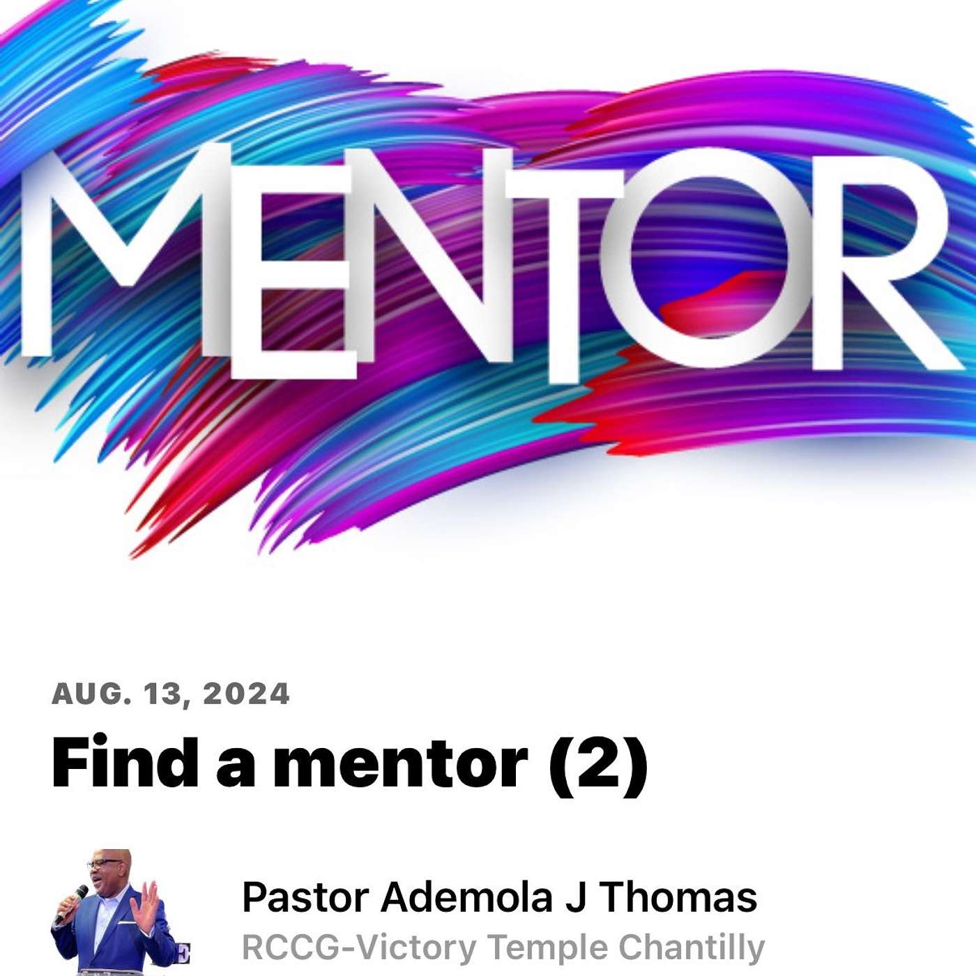 Find a Mentor (2) episode artwork