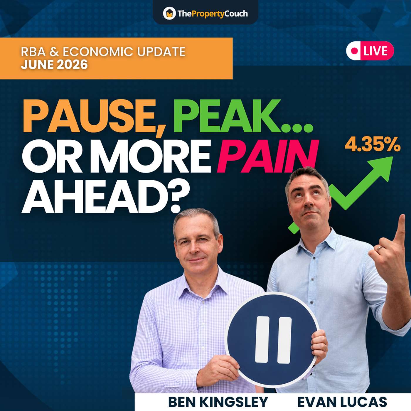 (LIVE) RBA Jun 2026 | Pause, Peak… or More Pain Ahead?