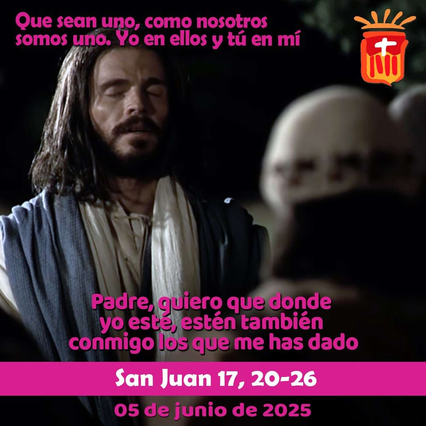 2025-06-05 San Juan 17, 20-26: Jueves VII Pascua