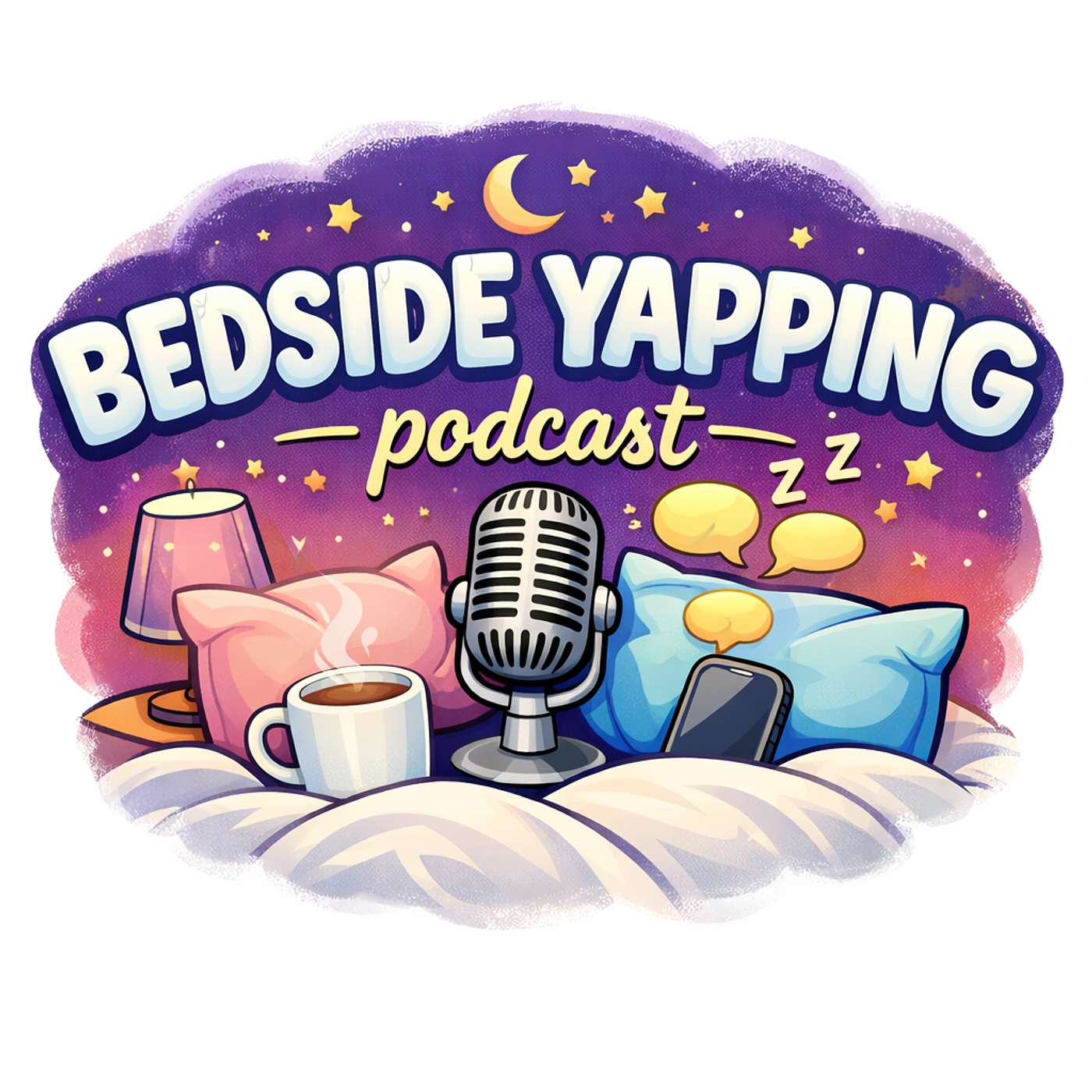 Bedside yapping podcast cover art