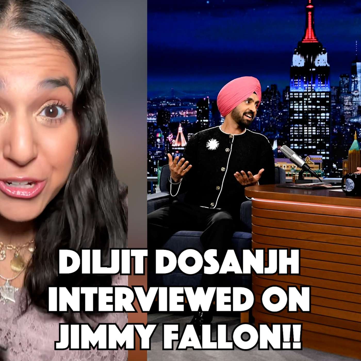 Diljit Dosanjh Was Interviewed By Jimmy Fallon!!