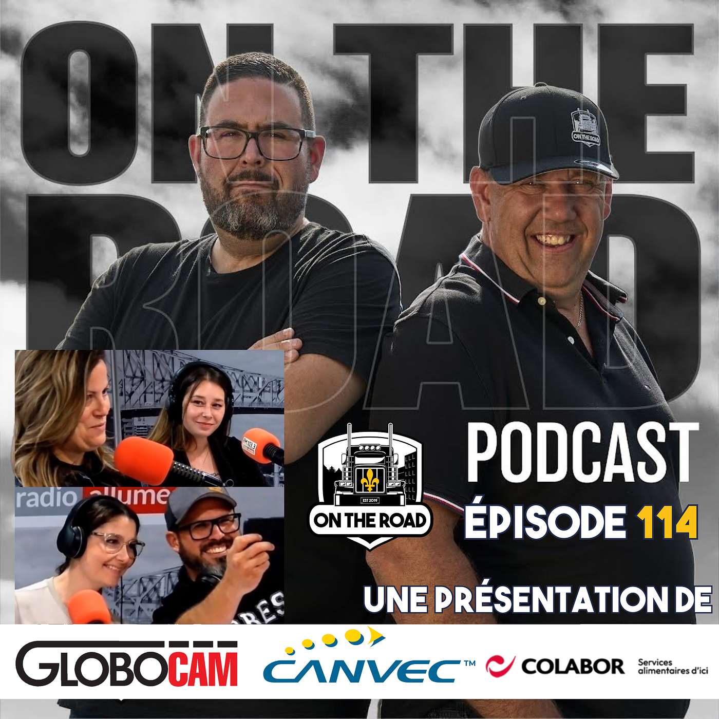 On the road Québec (le podcast) Épisode 114 MJ, KIM, MEL, MIKE et SARAH episode artwork