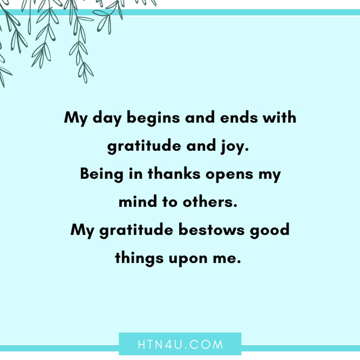 HTN4U Unlimiting Affirmation on Gratitude #154