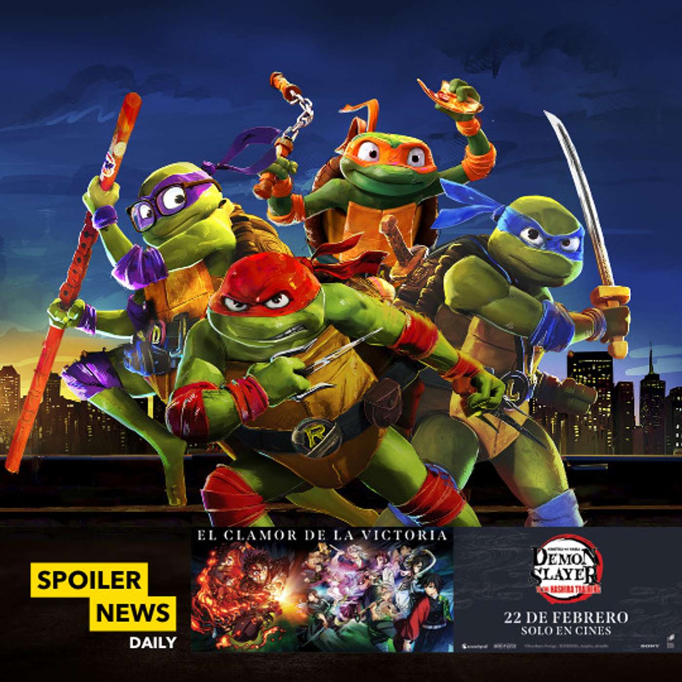 ¡Tortugas Ninja: Caos mutante llega a streaming! ¡Primer vistazo de Borderlands! ¡Arte conceptual de Batman Beyond!