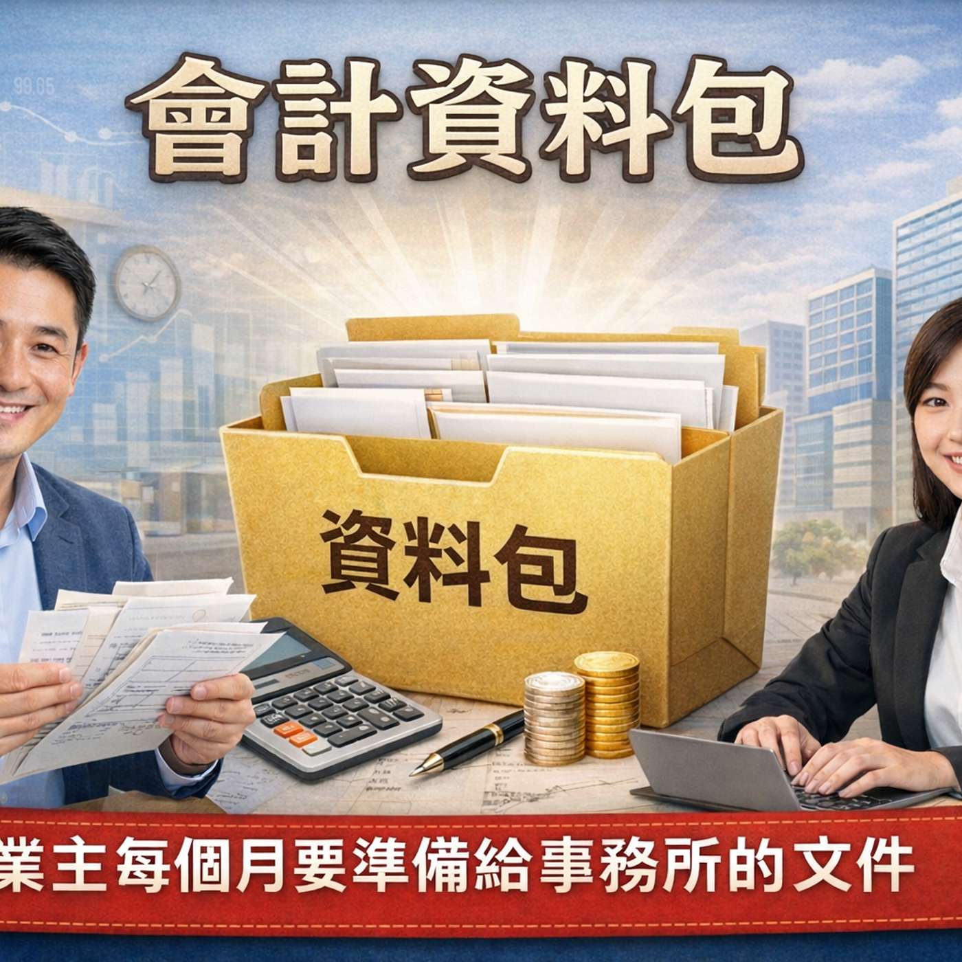 EP.15 會計資料包：業主每個月要準備給委外事務所的文件