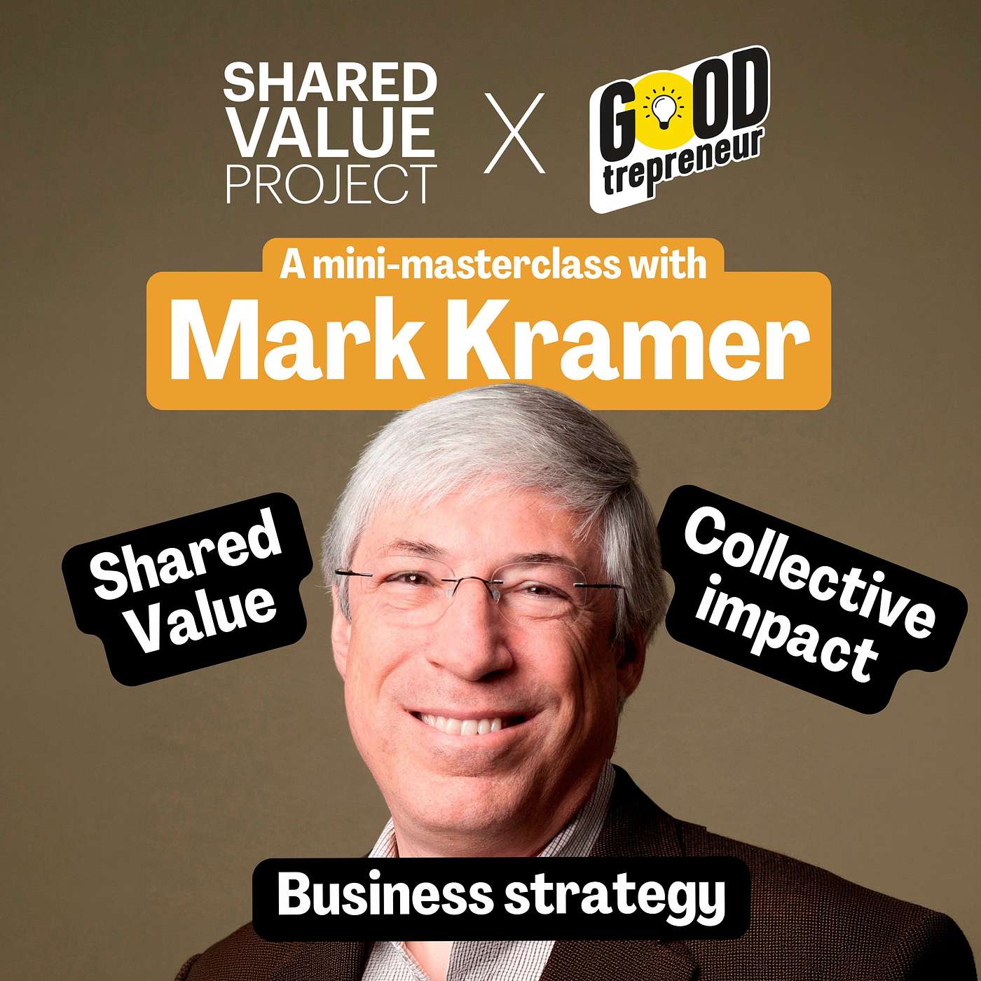 'Shared Value, Collective Impact and the Art of Business Strategy.' A mini-masterclass with Professor Mark Kramer.