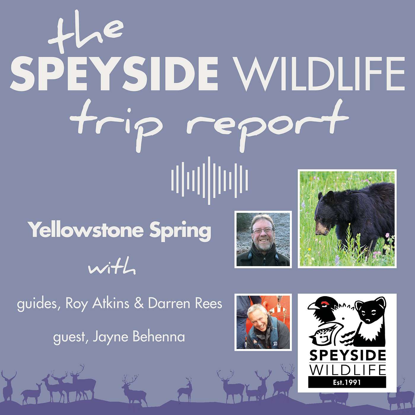 Yellowstone in Spring with Darren Rees, Roy Atkins and Jayne Behenna