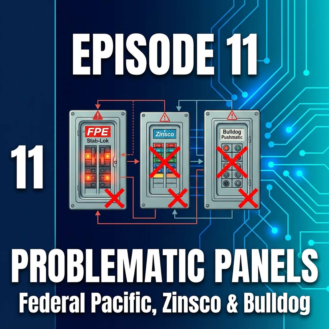 11 - Problematic Panelboards: Federal Pacific, Zinsco, Bulldog episode artwork