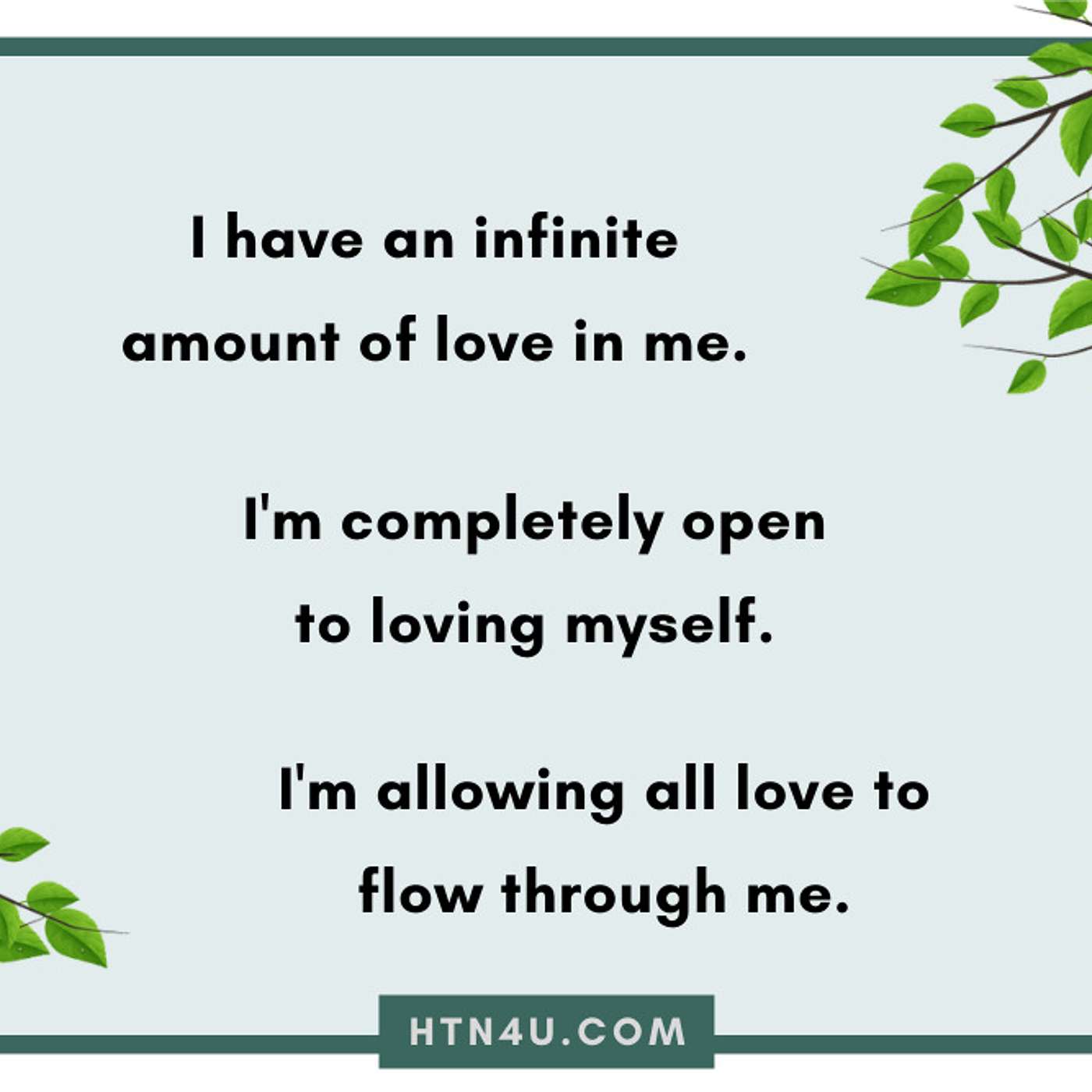 HTN4U Unlimiting Affirmations on Love #169
