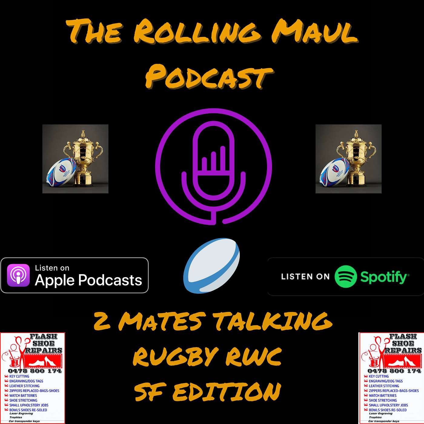 2 Mates Talking Rugby RWC SF Episode