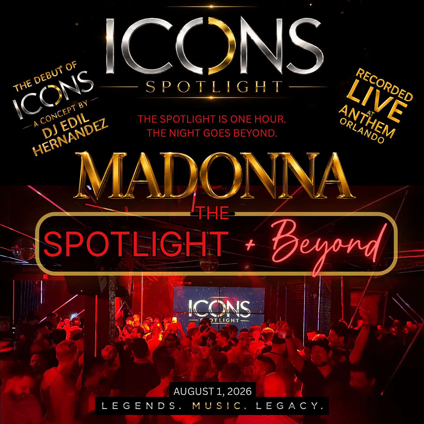 DJ Edil Hernandez :: ICONS: Madonna | Spotlight + Beyond [LIVE] episode artwork