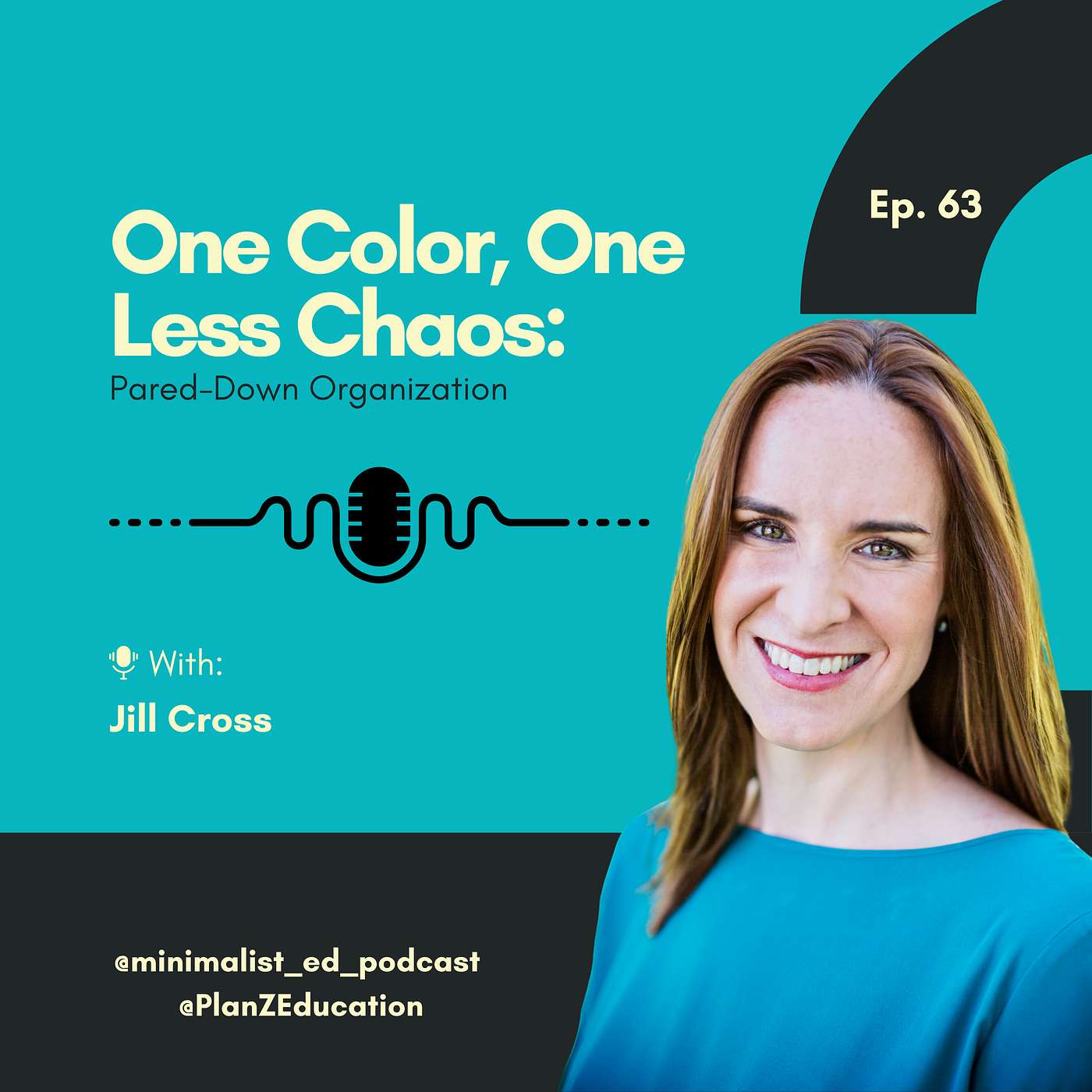 Ep 063 — One Color, One Less Chaos: Pared-Down Organization with Jill Cross episode artwork
