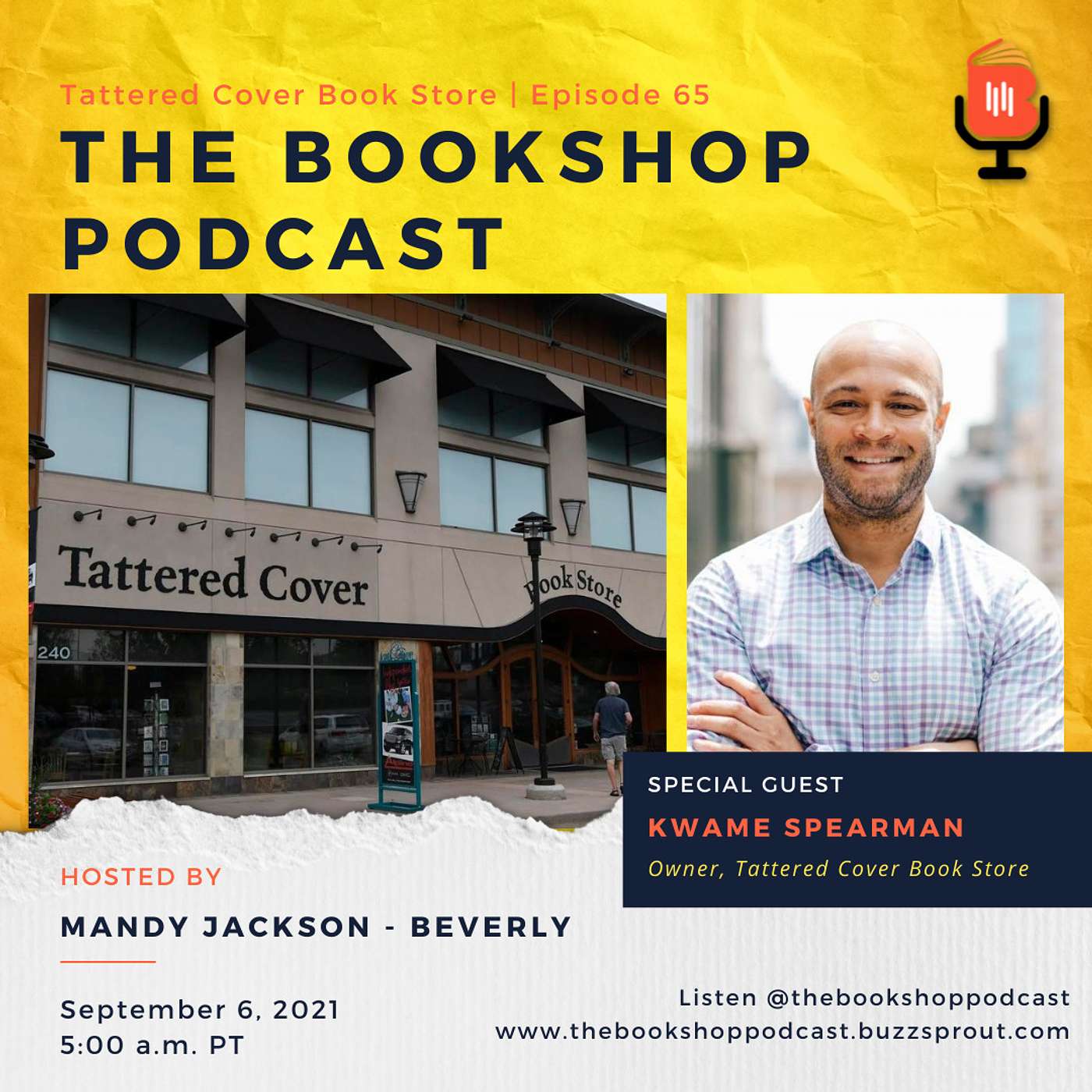 Kwame Spearman, CEO Tattered Cover Book Store