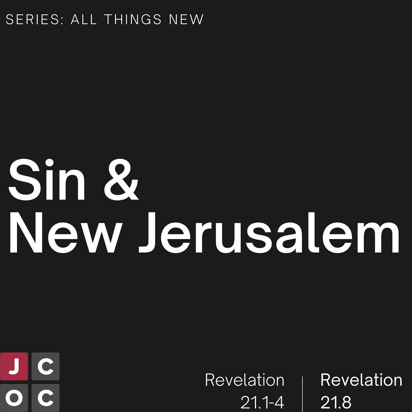 Sin & the New Jerusalem episode artwork