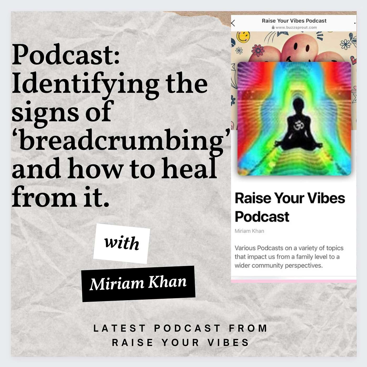 Podcast Title: Identifying the signs of 'breadcrumbing' and how to heal from it. episode artwork