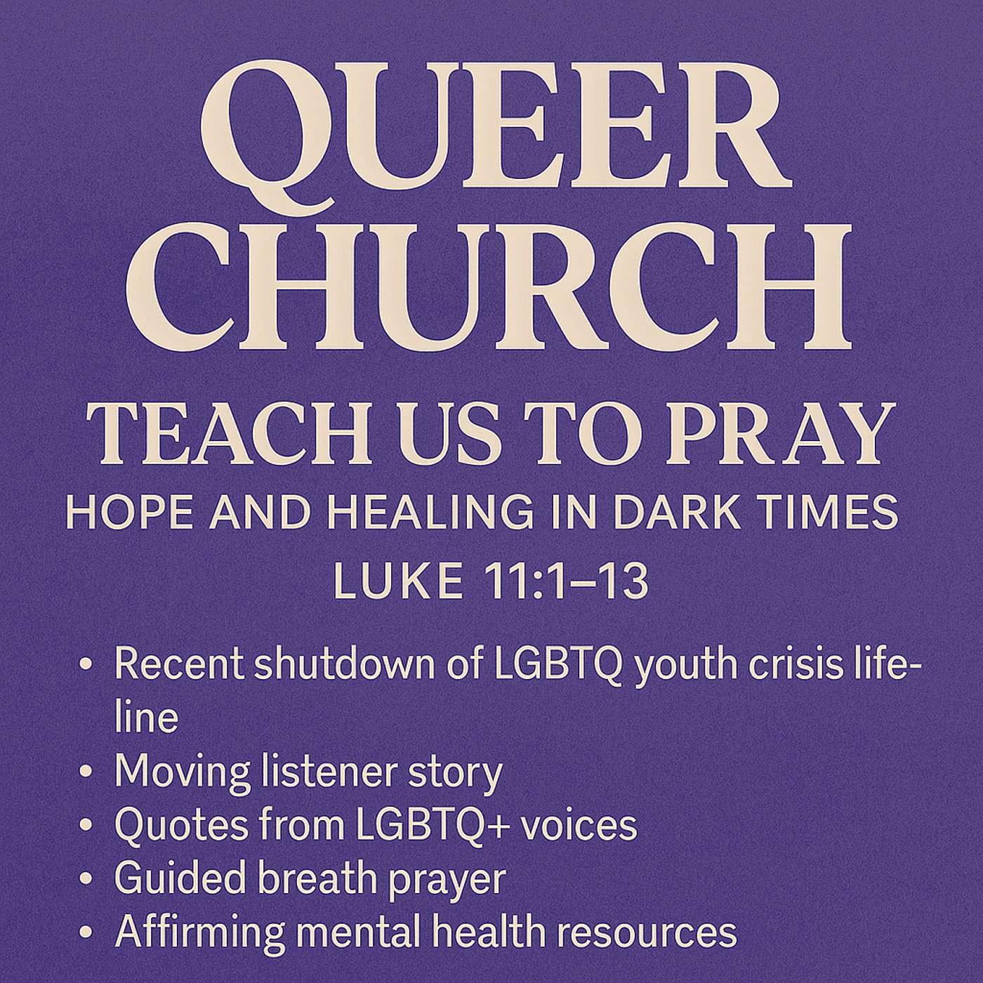 Queer Church Sunday: A Progressive Presbyterian Podcast