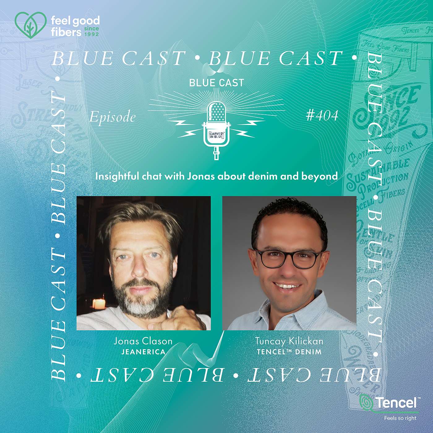 BLUE CAST by TENCEL™  / CARVED IN BLUE®