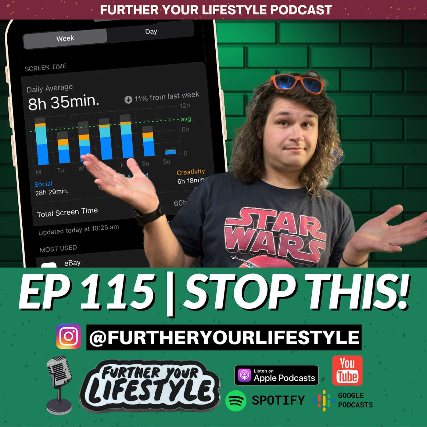 EP.115 Your Time is Your Progress (stop wasting it) | Further Your Lifestyle Podcast