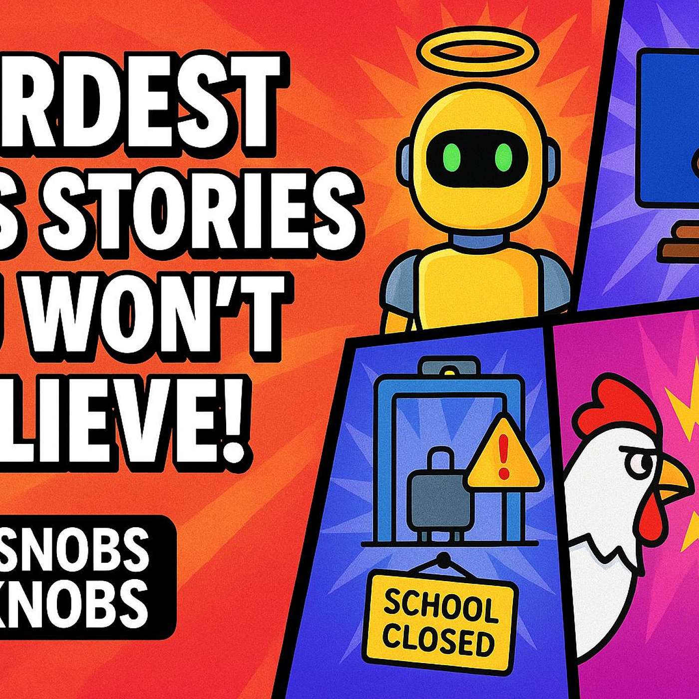 Weirdest News Stories You Won't Believe! | No Snobs or Knobs Ep 882 episode artwork