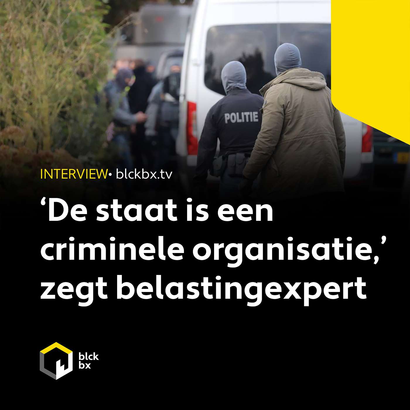 ‘De staat is een criminele organisatie,’ zegt belastingexpert