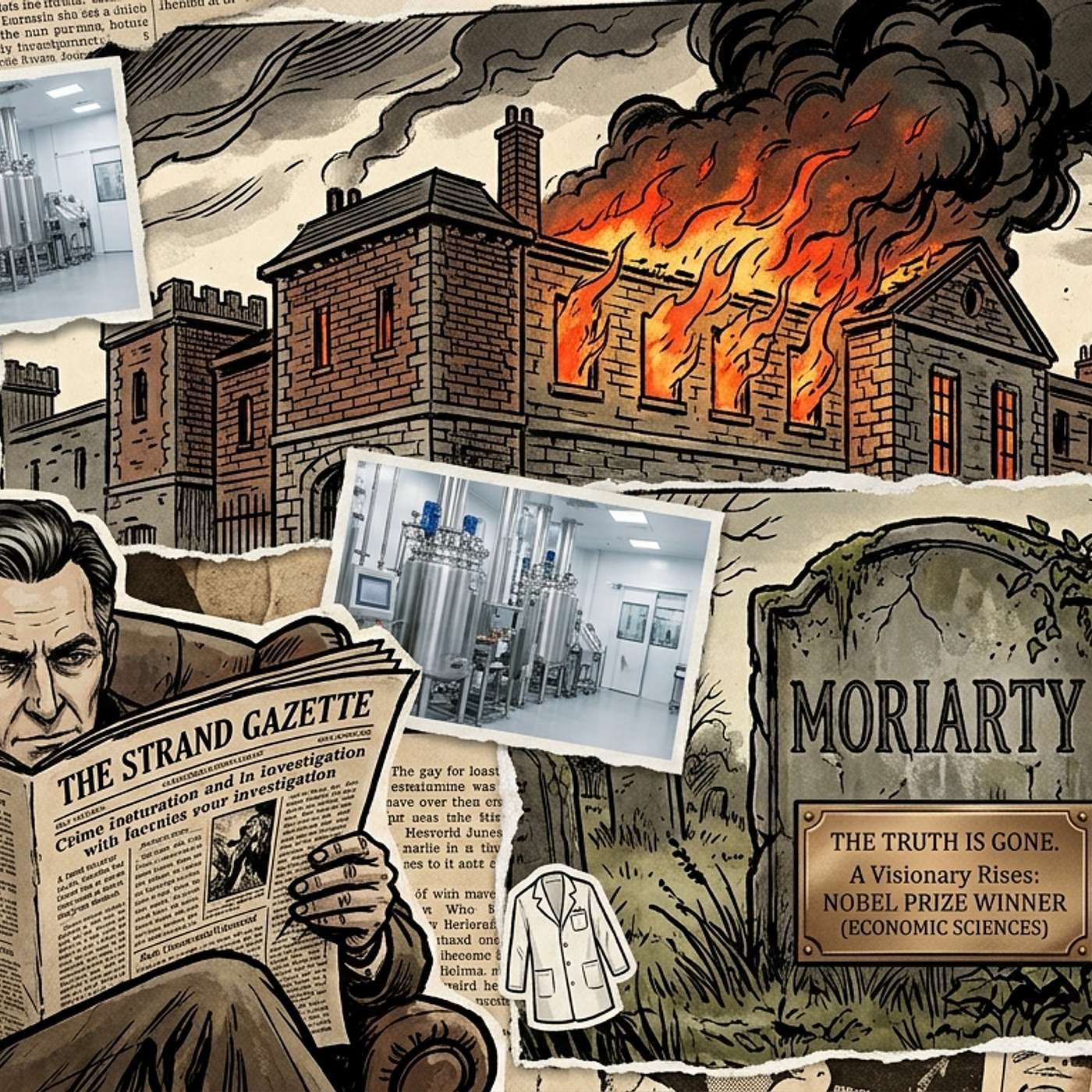Sherlock Holmes and his friend Moriarty book 3 episode artwork