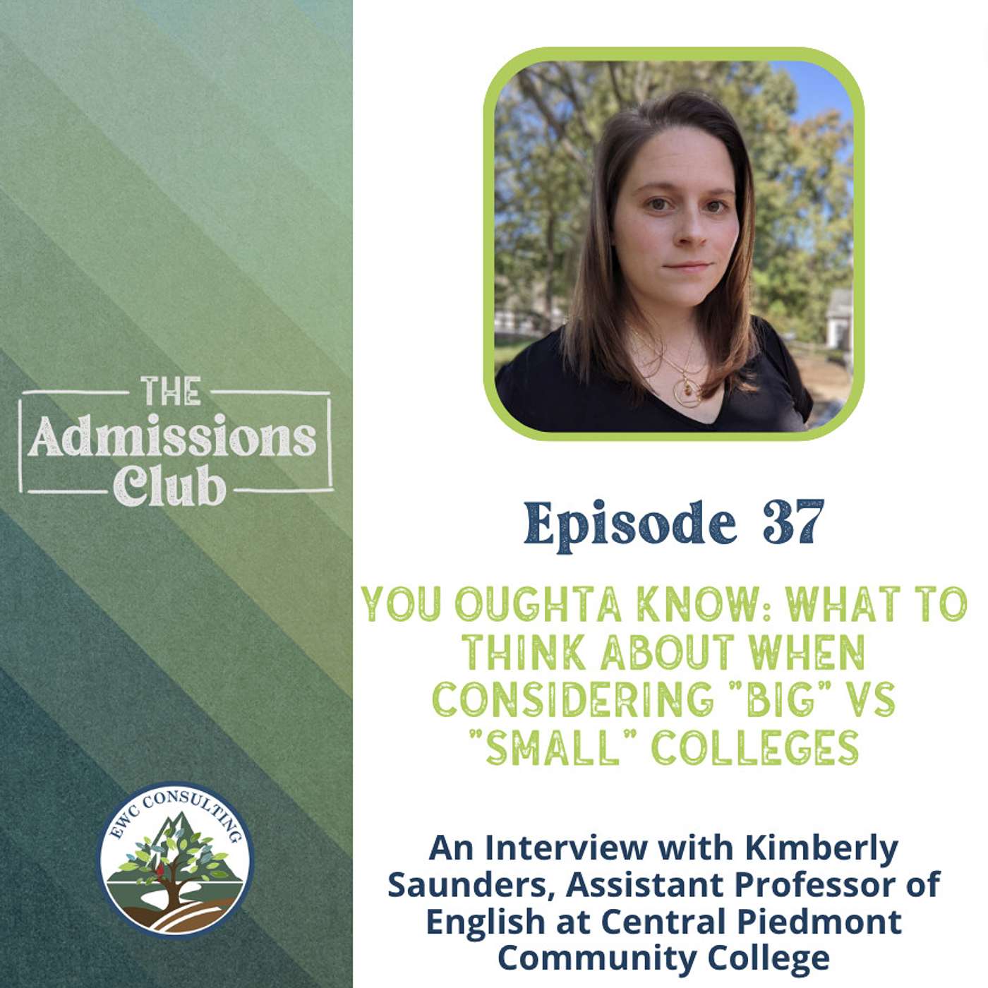 37. You Oughta Know: What to Think About When Considering "Big" vs "Small" Colleges episode artwork