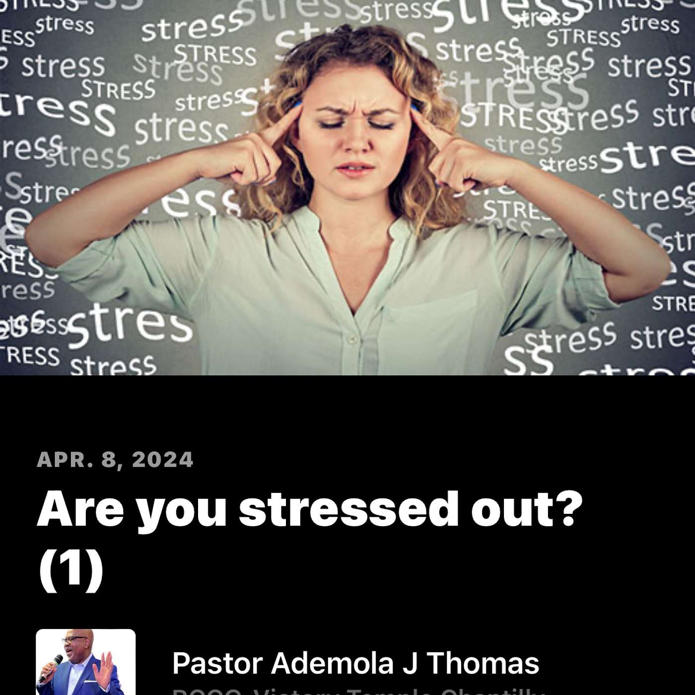 Are You Stressed Out (1) episode artwork