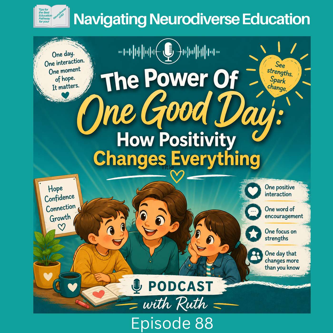 Podcast 88 The Power Of One Good Day: How Positivity Changes Everything episode artwork
