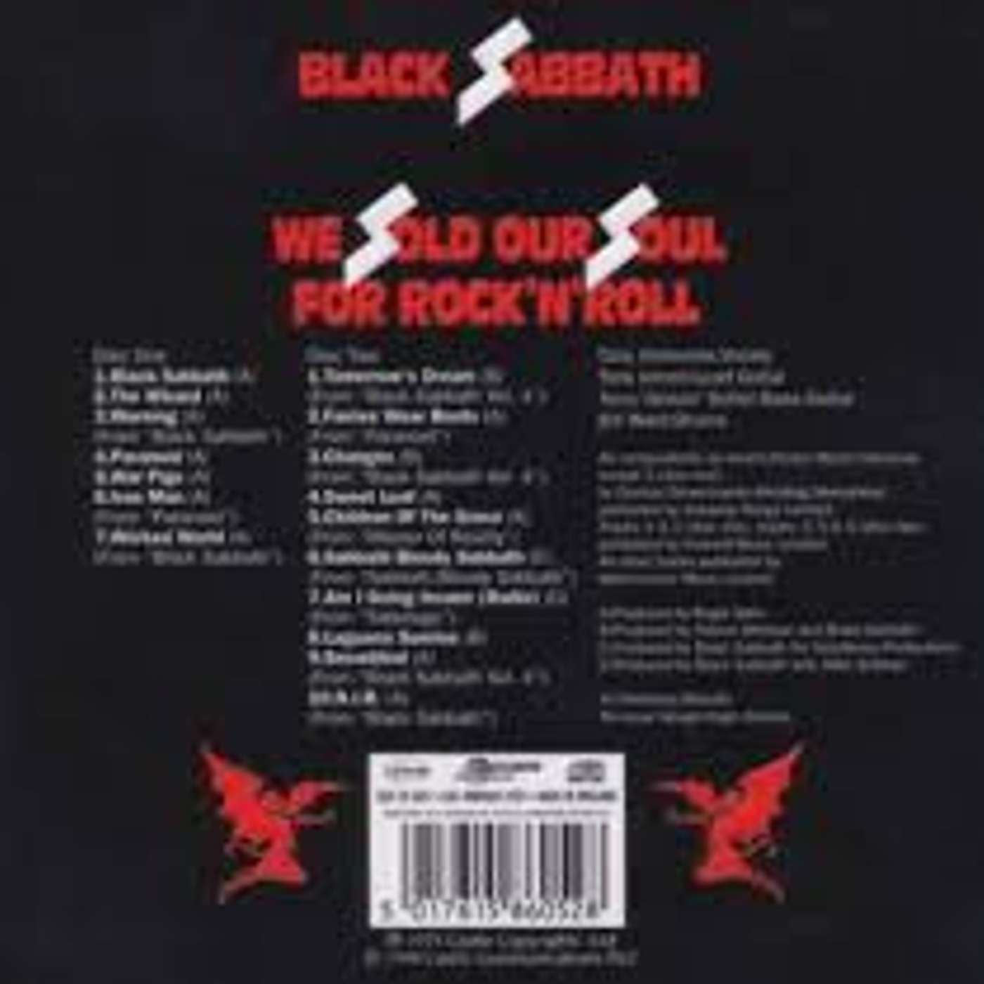 The Black Chapel-All Things Sabbath Ep 18 We Sold Our Soul For Rock n Roll CD 2