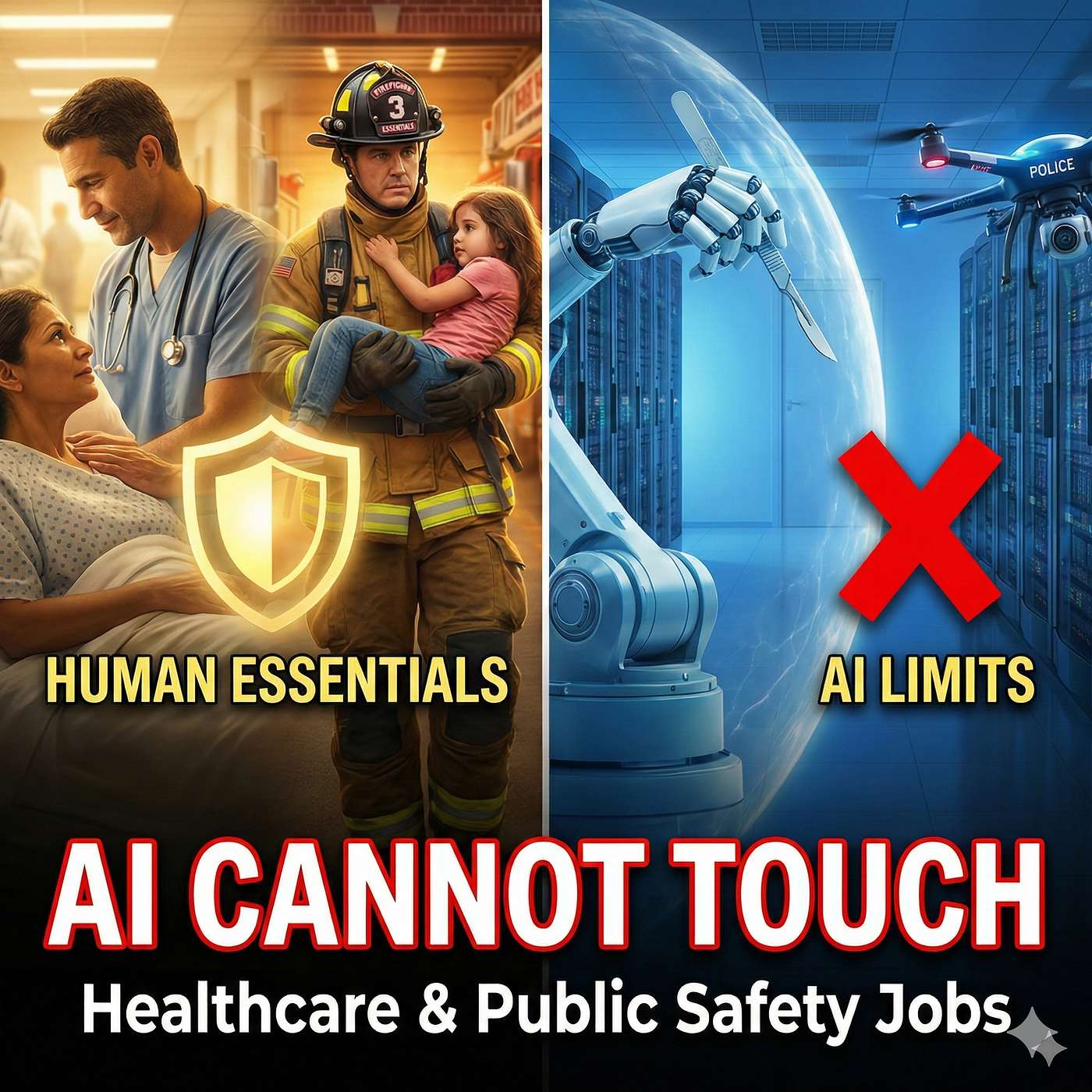 Healthcare and Public Safety Jobs AI Cannot Touch Healthcare and Public Safety Jobs AI Cannot Touch