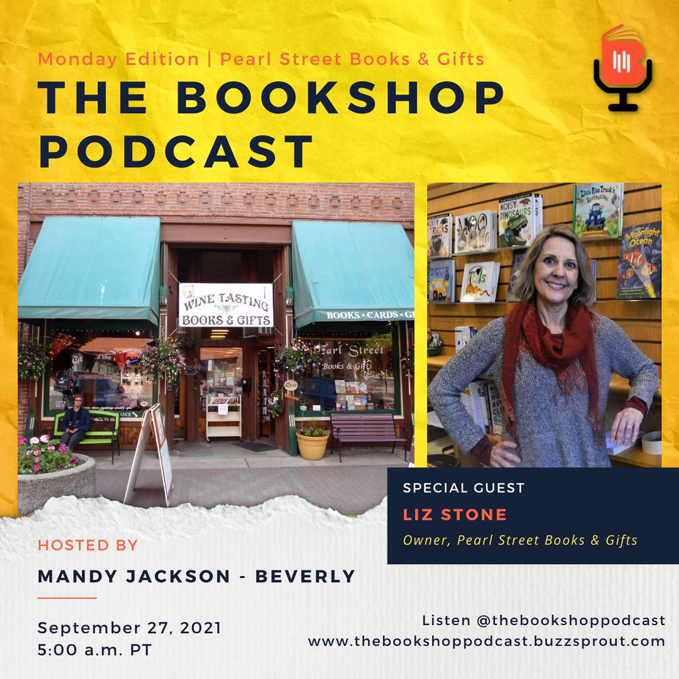 Liz Stone, Owner of Pearl Street Books & Gifts