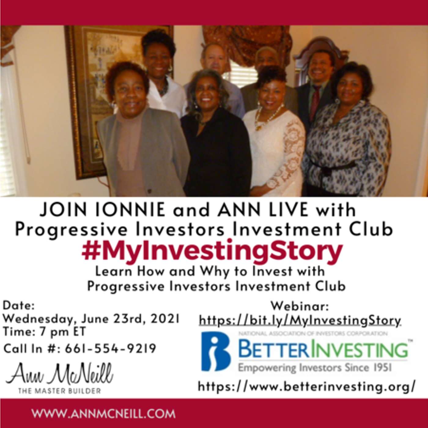 Learn How and Why to Invest with Progressive Investors Club #MyInvestingStory episode artwork