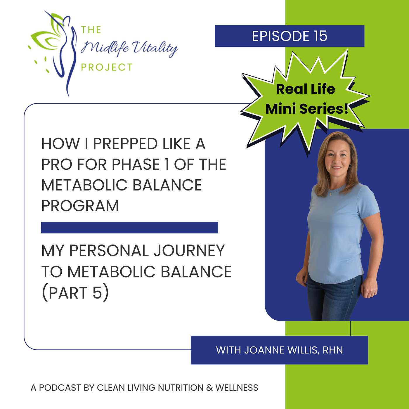 Episode 15: How I Prepped Like a Pro for Phase 1 of The Metabolic Balance Program (Part 5 of Mini Series)