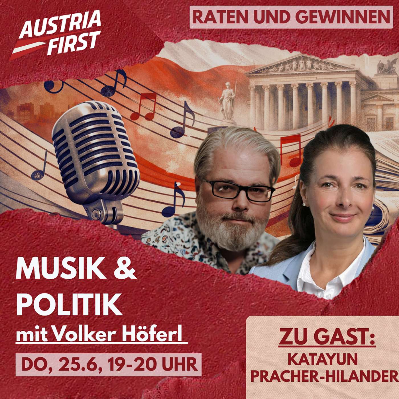Katayun Pracher-Hilander: Die Psychologin als Quereinsteigerin in die Politik - Musik und Politik episode artwork