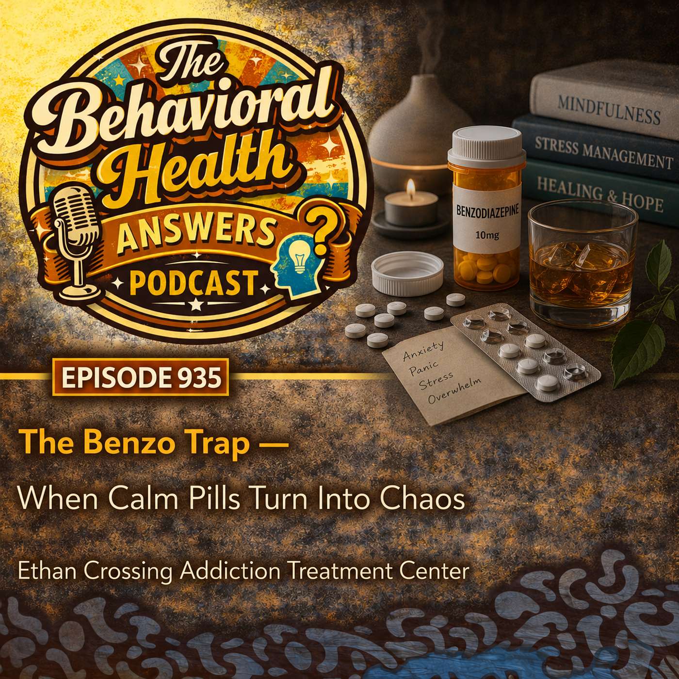 Episode 935: The Benzo Trap - When Calm Pills Turn Into Chaos | Ethan Crossing Addiction Treatment Center episode artwork