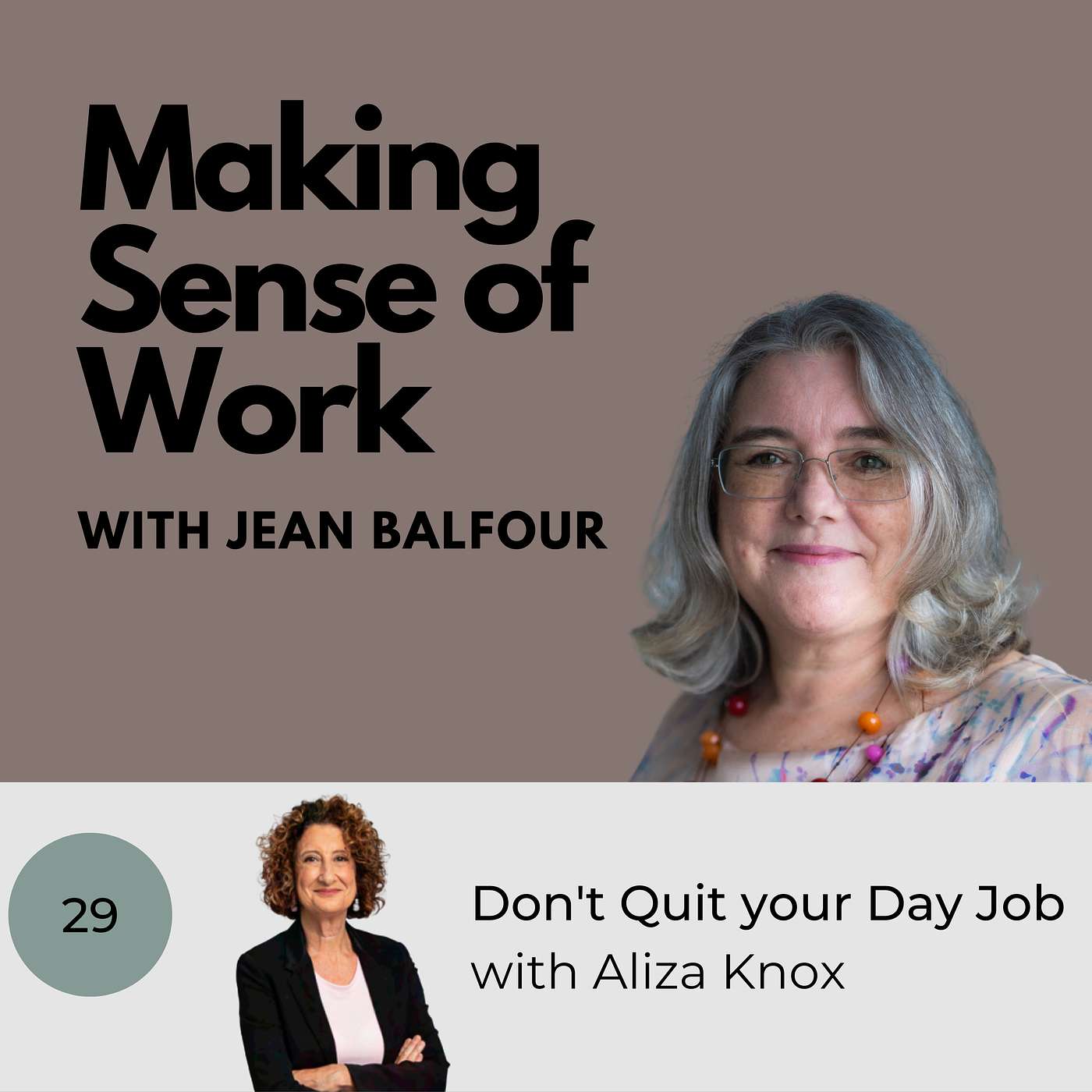 Ep. #29 Don't Quit your Day Job with Aliza Knox episode artwork