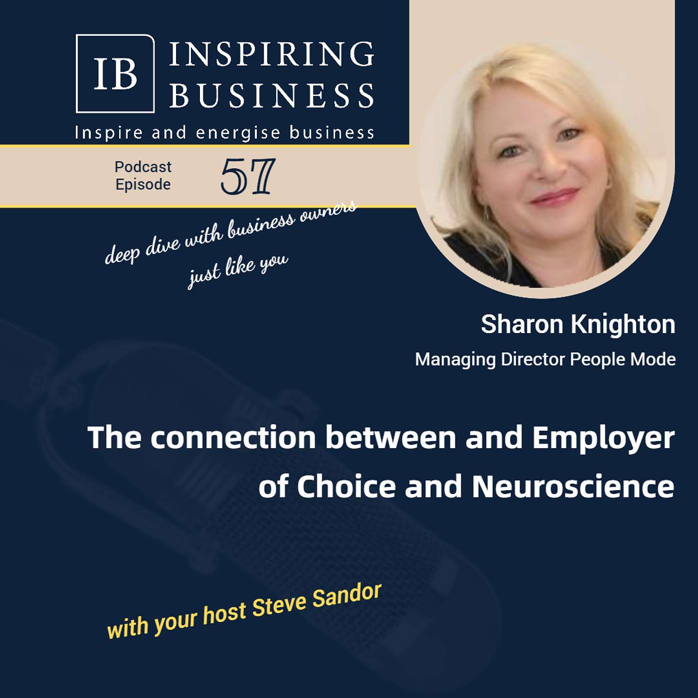 Episode 57 The connection between an Employer of Choice and Neuroscience Sharon Knighton MD PeopleMode