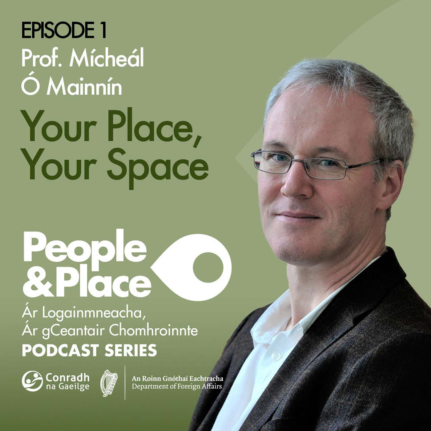 Your place, Your Space with Prof. Mícheál Ó Mainnín episode artwork