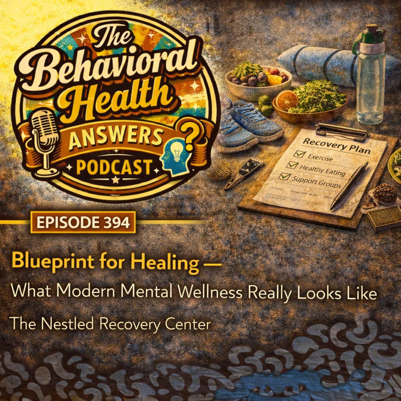 Episode 394: Blueprint for Healing - What Modern Mental Wellness Really Looks Like | The Nestled Recovery Center episode artwork