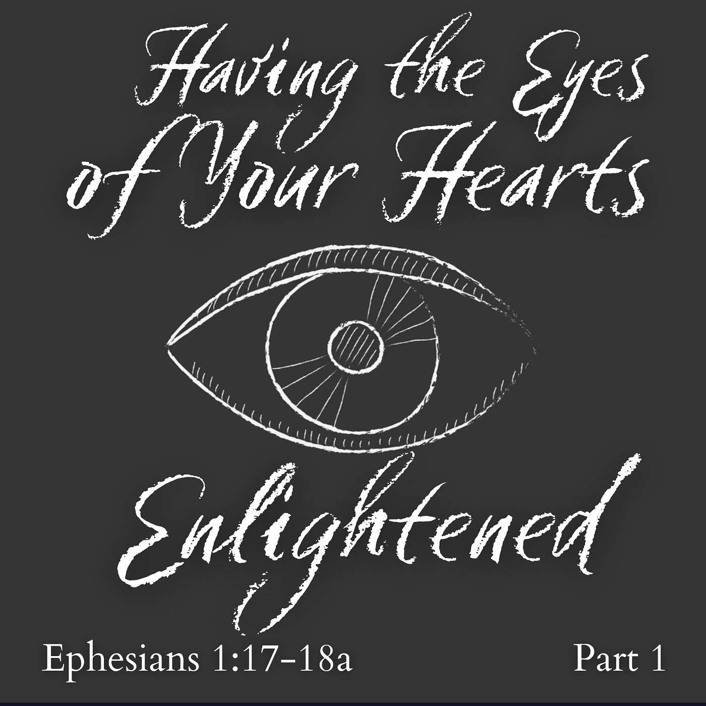 Having the Eyes of Your Hearts Enlightened, Part 1; Ephesians 1:17-18a
